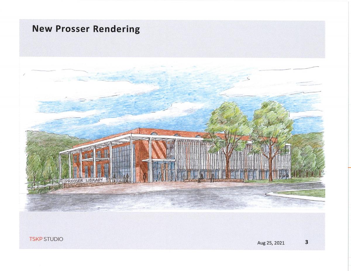 Prosser Rendering of Library Building
