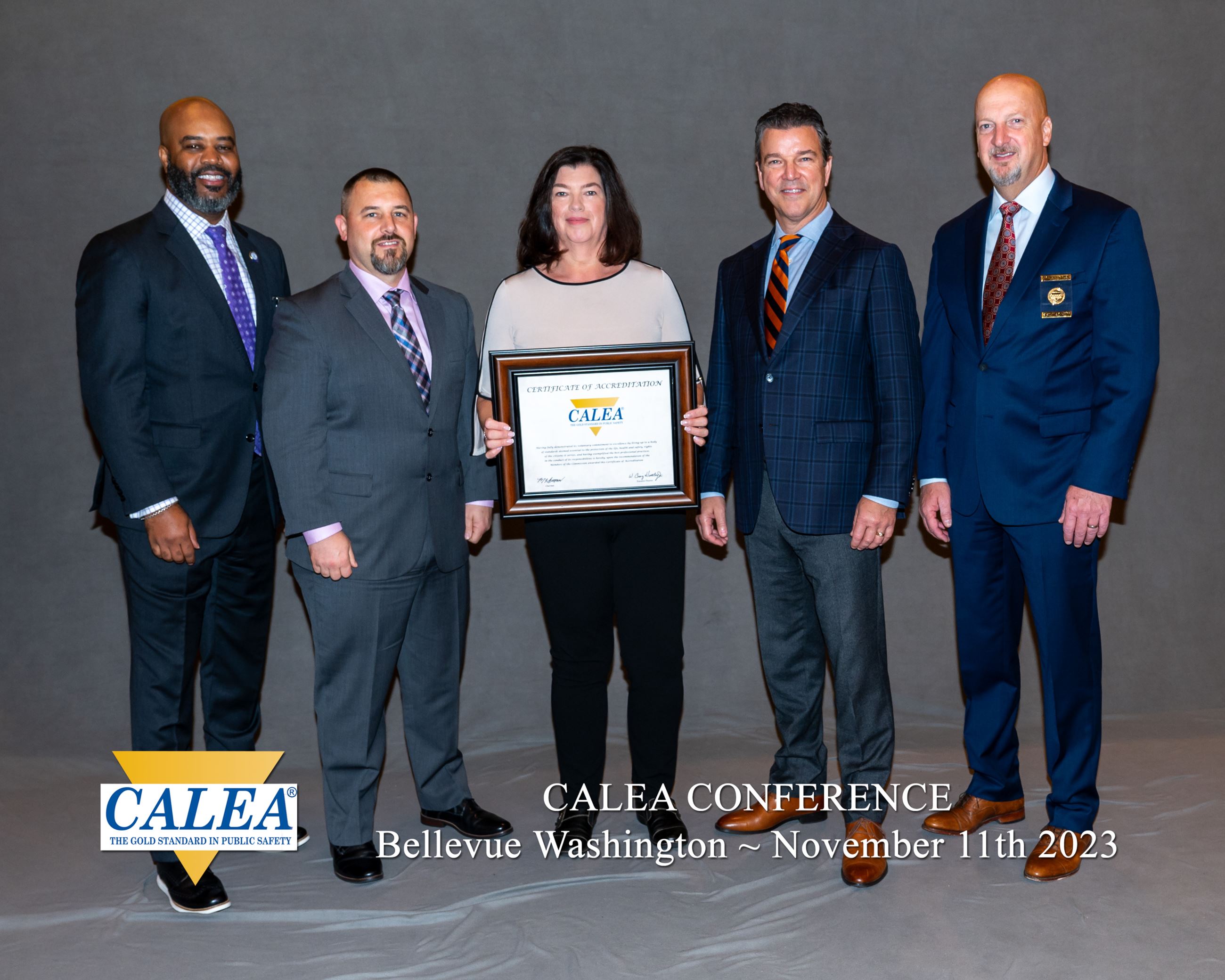 CALEA Award Photo 11112023 Bellevue WA